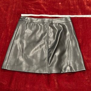 All Saints Vegan Leather Skirt